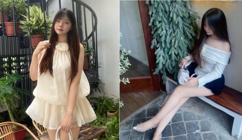 Sinh viên ngực to tóc dài nằm ngửa hưởng thụ khi bị địt - VIET69