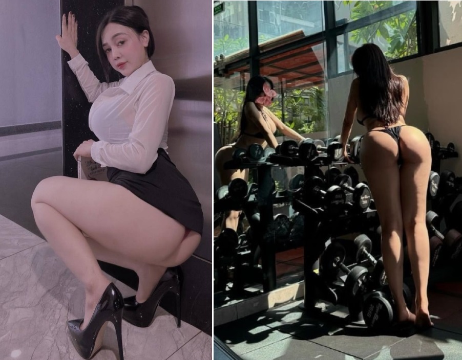 Gymer mông to bị cu dài địt mạnh rung lắc doggy cực phê - clip sex