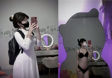 sex vn Sex Thu Hiền dáng ngon không tì vết