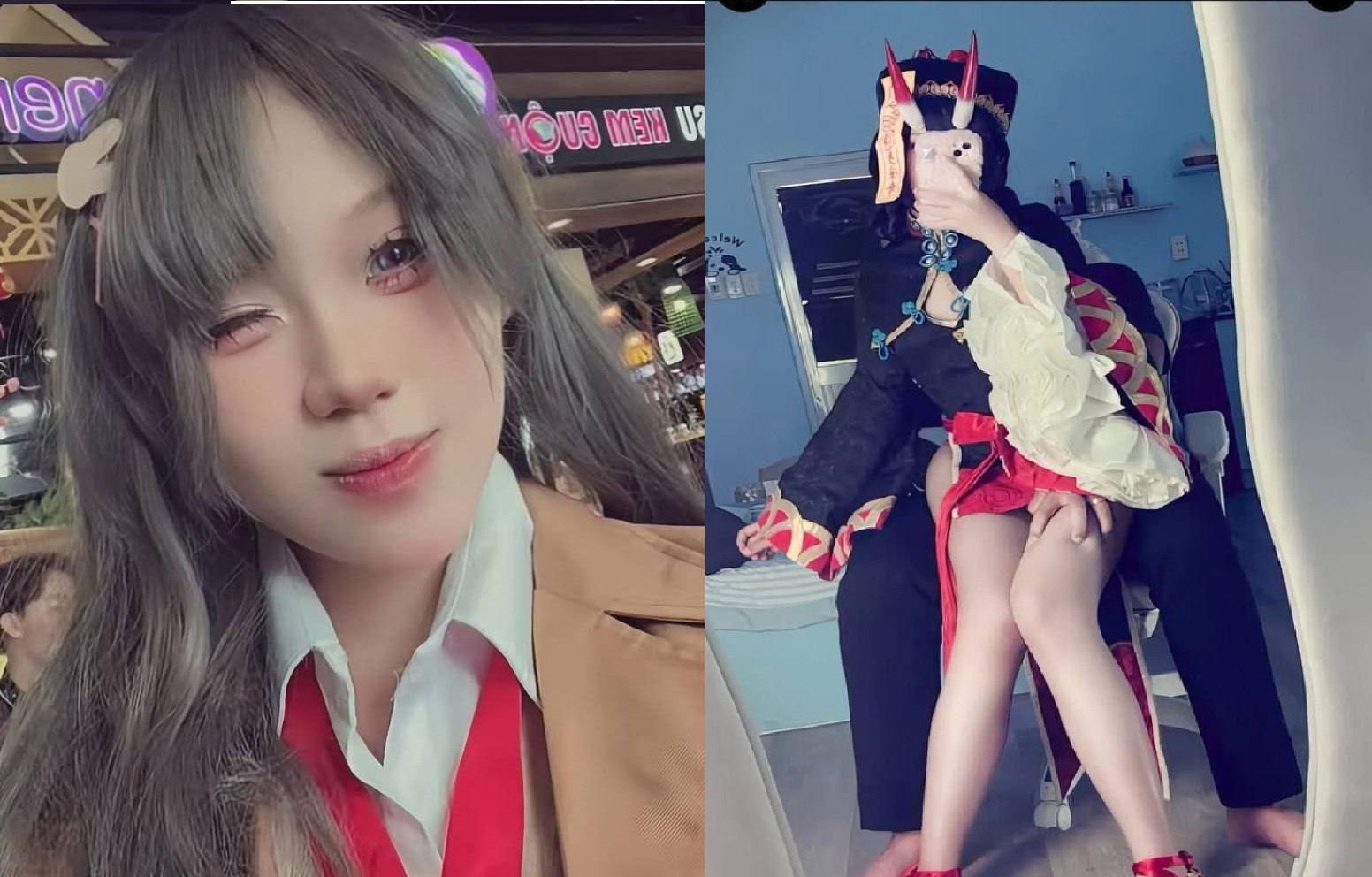 (sex vn) Em gái sex cosplay với bạn thân người yêu
